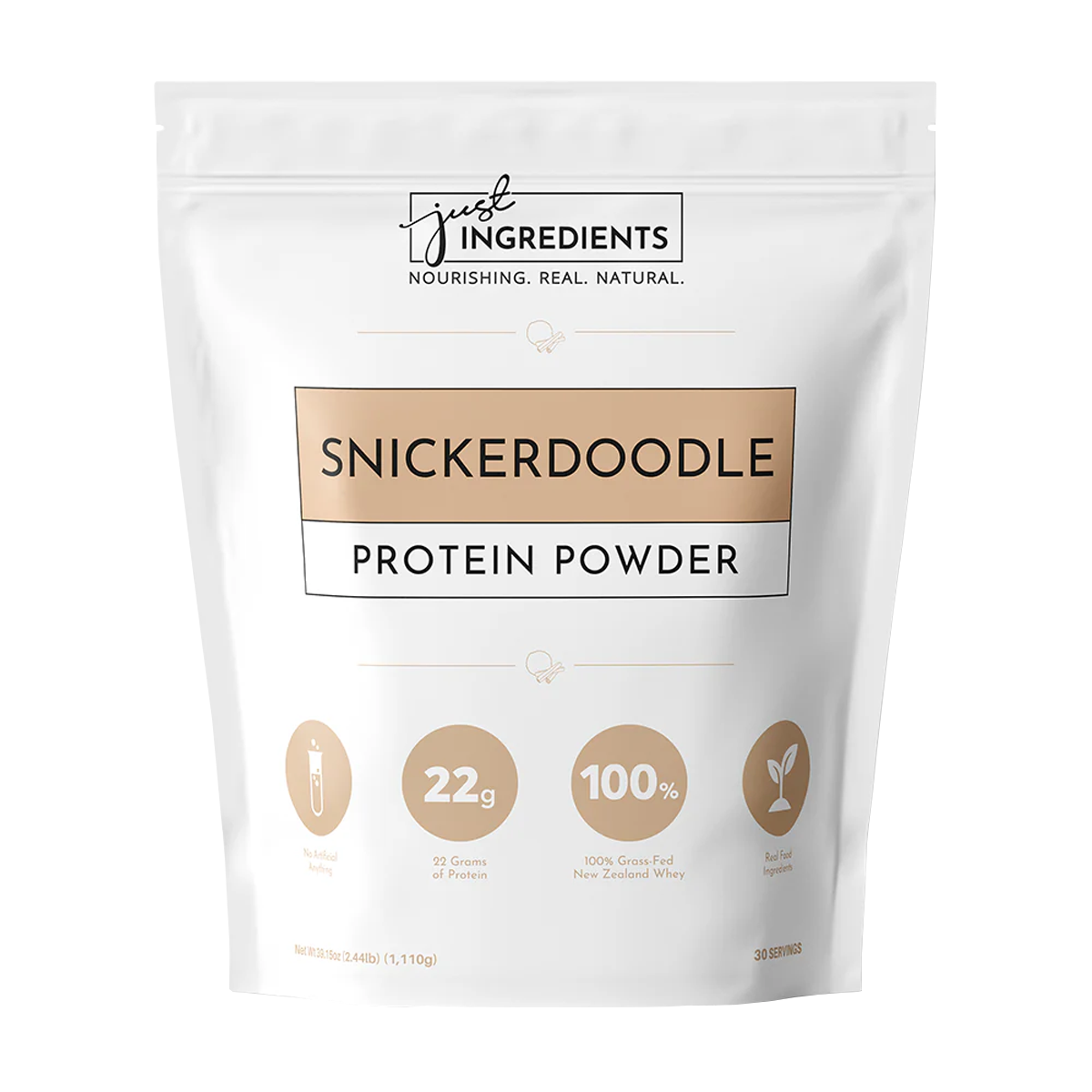 Just Ingredients Protein Powder Snickerdoodle