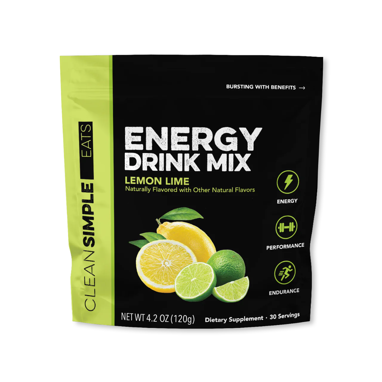 Clean Simple Eats Energy Drink Mix Lemon Lime